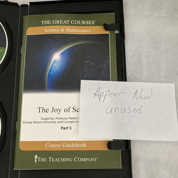 The Great Courses Science & Mathematics The Joy Of Science 5-Part DVD Set Taught - Picture 5 of 6